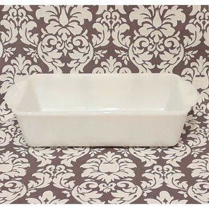 Fire King Milk Glass Loaf Dish  B9